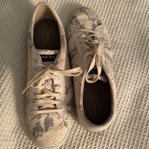 Cole Haan Snakeskin pattern shoes
